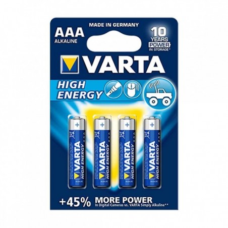 VARTA AAA (MINISTILO)  BLISTER 4 PEZZI