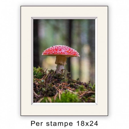 Passepartout 24x30 per stampe 18x24 (sp. 2,8 mm)